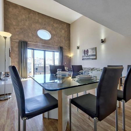 Spinola Court - Stunning Seaview Apartment & Penthouse On Spinola Bay By Shortletsmalta San Julián Exterior foto