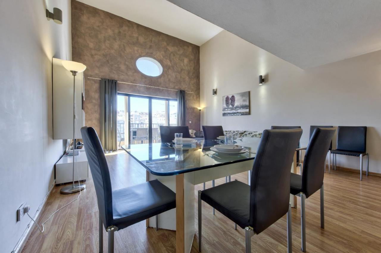 Spinola Court - Stunning Seaview Apartment & Penthouse On Spinola Bay By Shortletsmalta San Julián Exterior foto