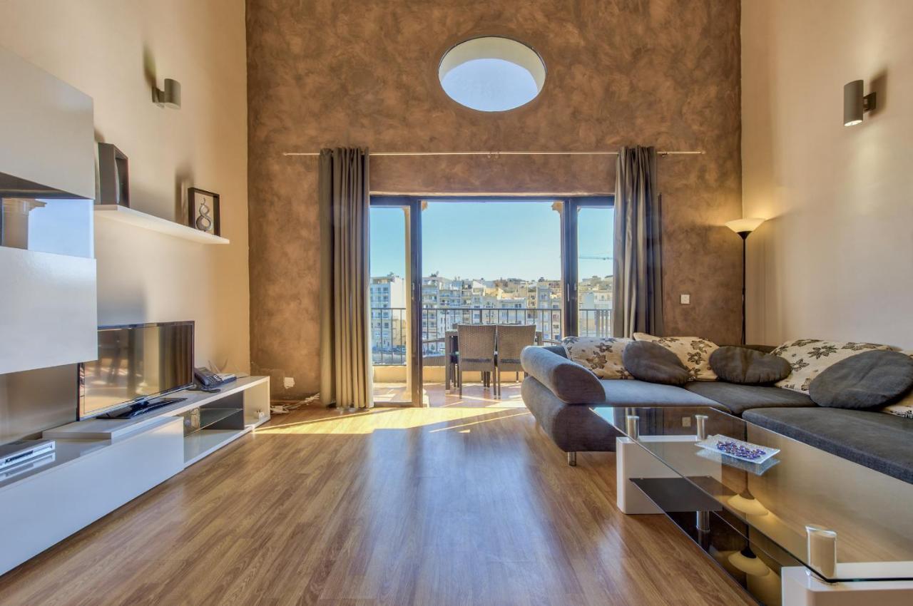 Spinola Court - Stunning Seaview Apartment & Penthouse On Spinola Bay By Shortletsmalta San Julián Exterior foto