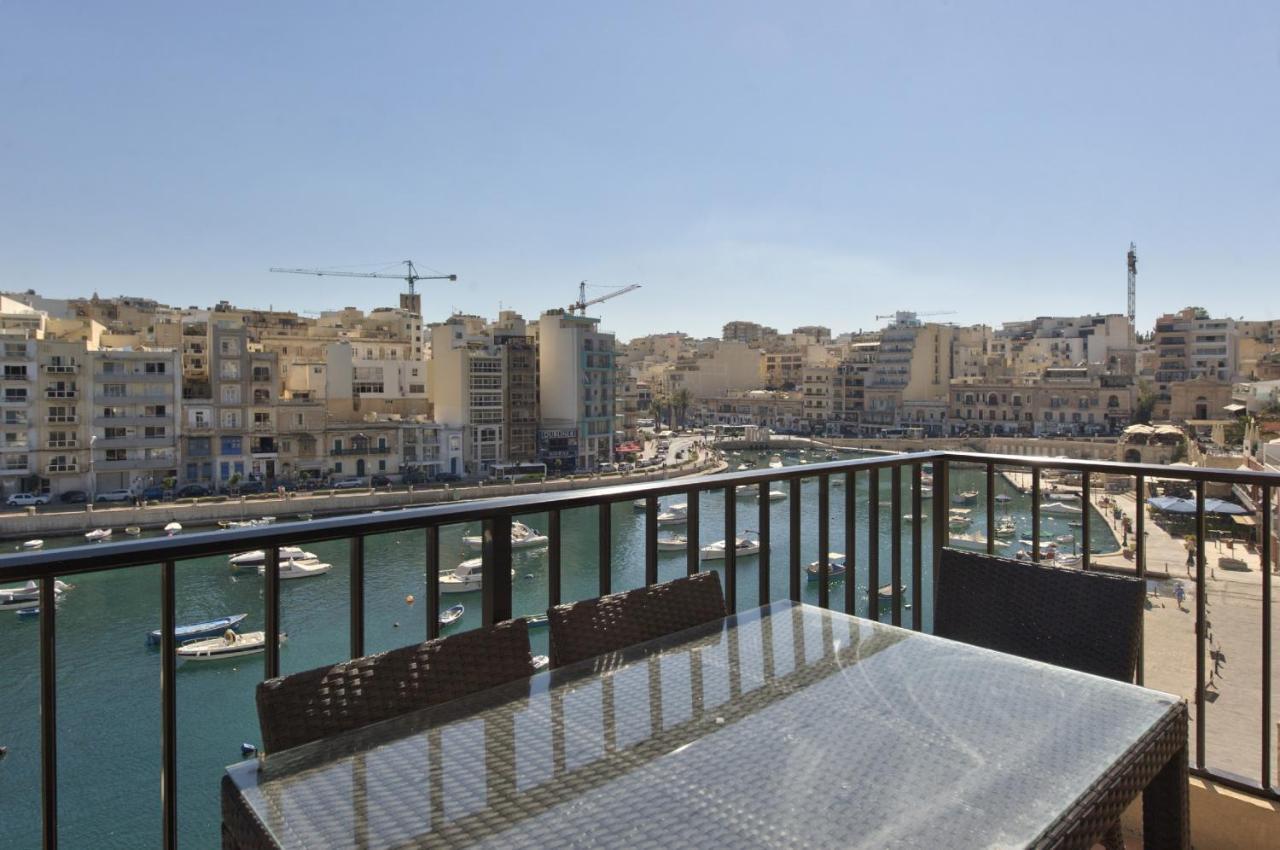 Spinola Court - Stunning Seaview Apartment & Penthouse On Spinola Bay By Shortletsmalta San Julián Exterior foto