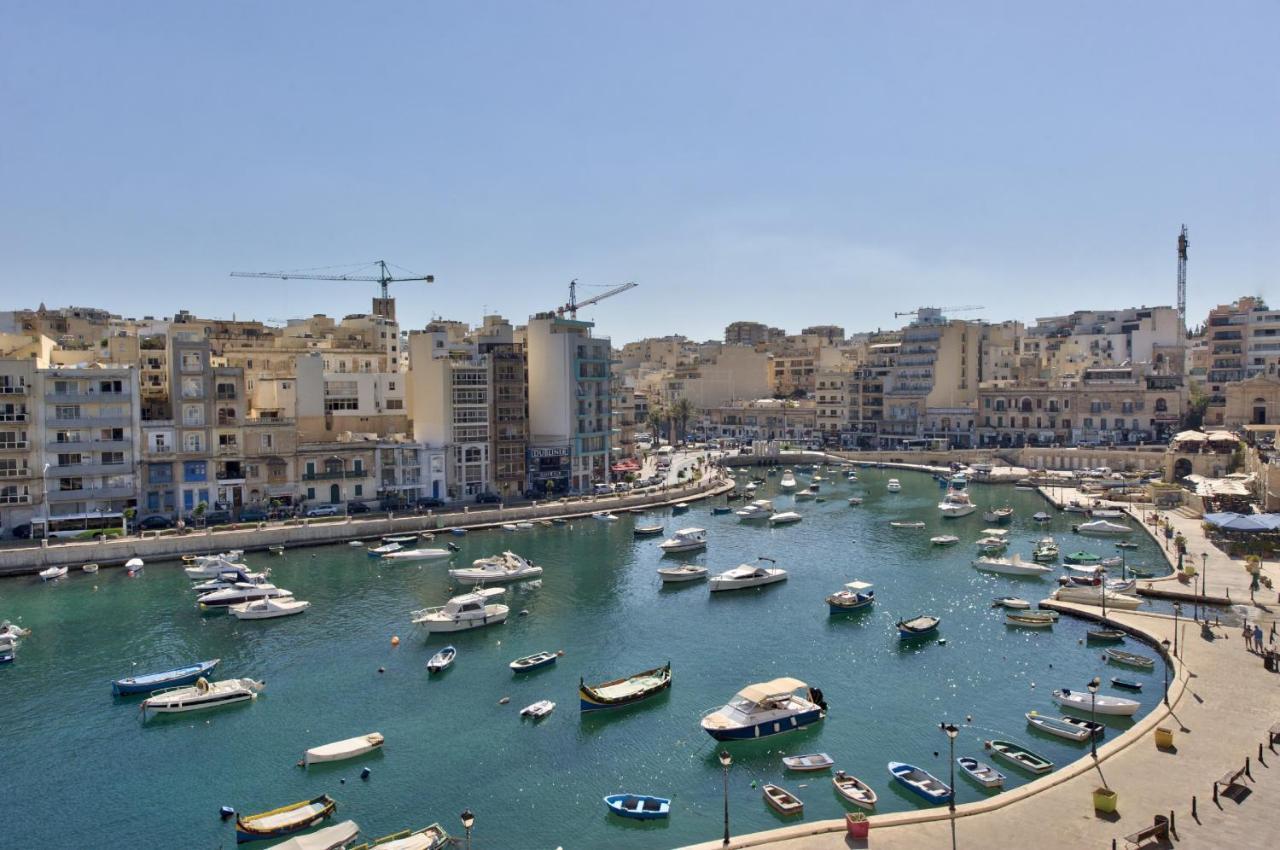 Spinola Court - Stunning Seaview Apartment & Penthouse On Spinola Bay By Shortletsmalta San Julián Exterior foto