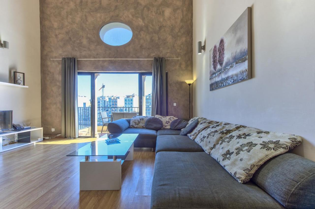 Spinola Court - Stunning Seaview Apartment & Penthouse On Spinola Bay By Shortletsmalta San Julián Exterior foto