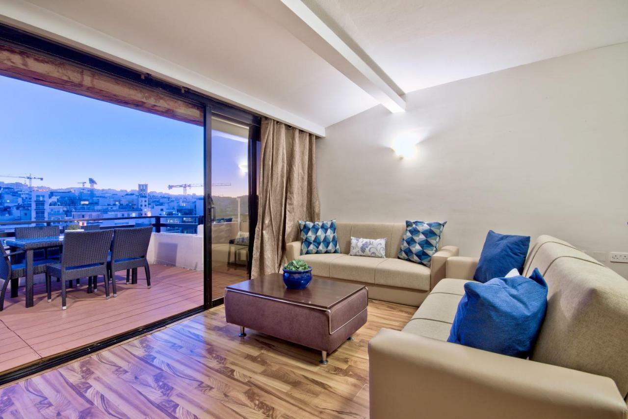 Spinola Court - Stunning Seaview Apartment & Penthouse On Spinola Bay By Shortletsmalta San Julián Exterior foto